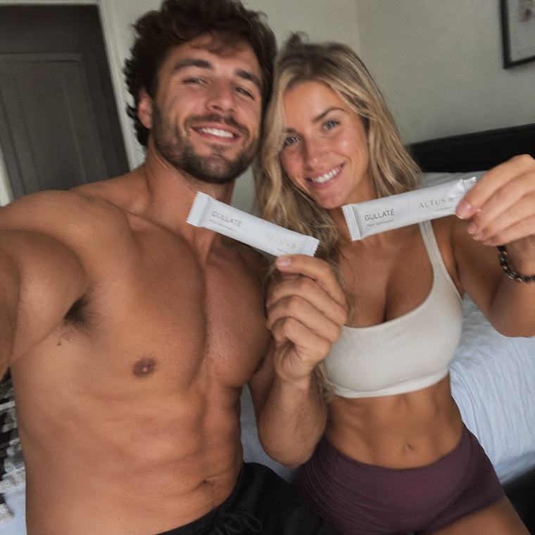 Adam and his wife with ALTUS 8