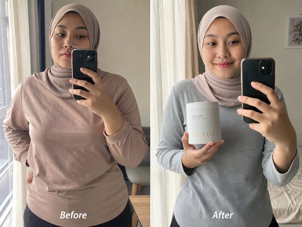 Before and after — ALTUS 8 member, waistline responds
