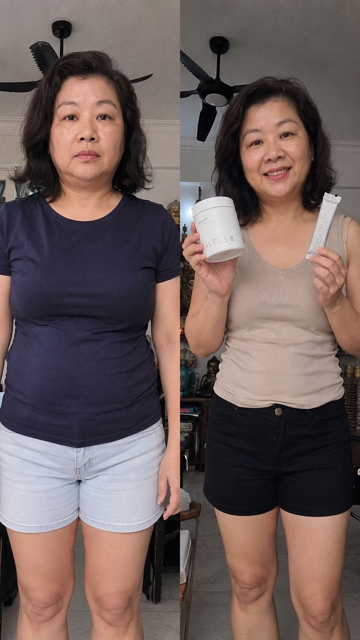 Before and after — ALTUS 8 member down 8kg in 10 weeks